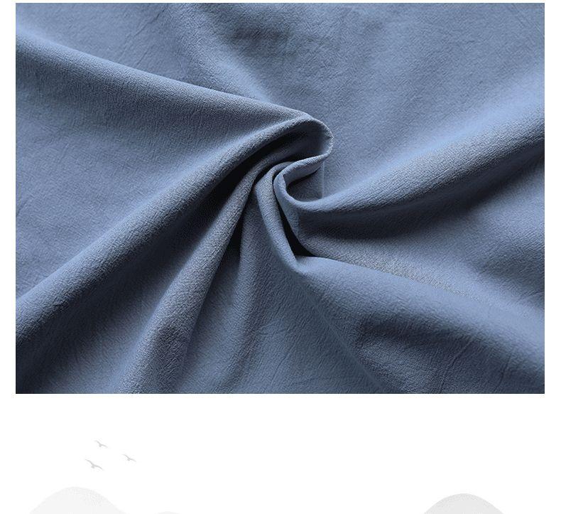 Product Introduction of Shirt New Men's Cotton and Linen Chinese Style Embroidery Loose plus Size Men 2