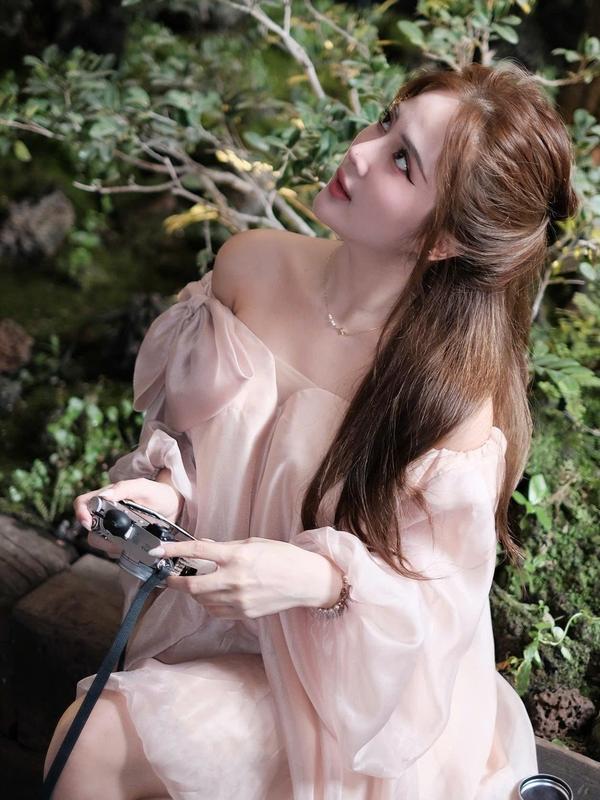 ALI DRESS (Váy Ali trễ vai voan mềm cao cấp) 4