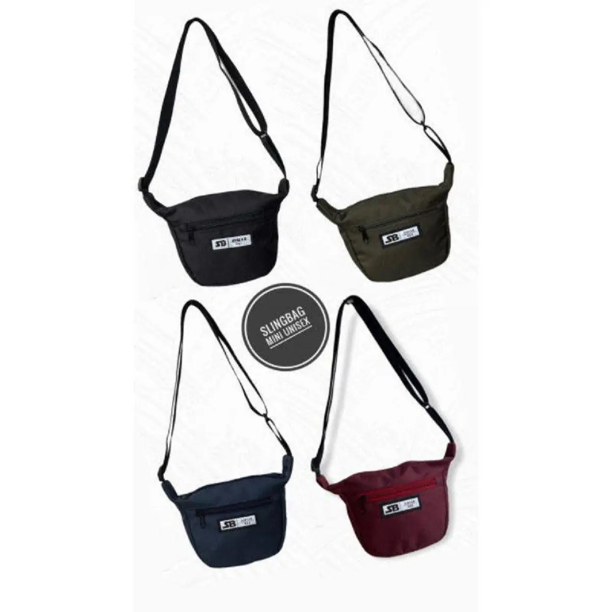 Tas Selempang Pria Visval Mini Bahan Kodura