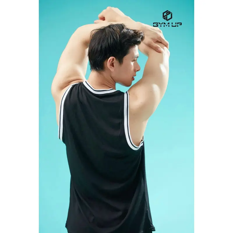 Tanktop GYM viền sọc tôn dáng TT1 2