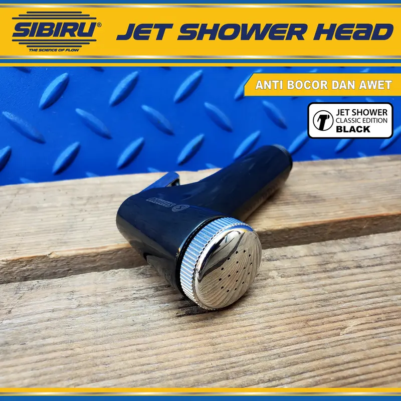 Kepala Jet Shower Bidet Head Cebok Semprotan Toilet Closet WC - Black 2
