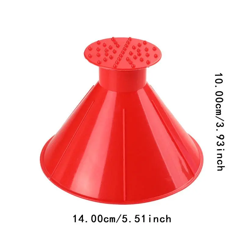 Christmas Portable Car Ice Scraper, Car Cone Shaped Handheld Snow Remover, Car Windshield Ice Removal Tool, Snow Shovel Tool, Winter Snow Brush, Car Cleaning Products 1