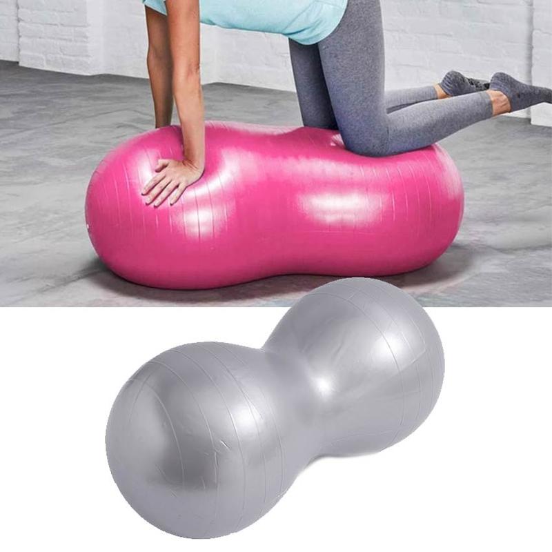 Yoga & Pilates Peanut Ball Bola Hamil Kesehatan Anti Burst Olahraga Yoga Gym Otot 4