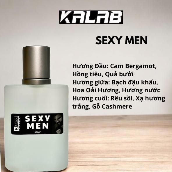 KALAB -MẨU MỚI SEXY MEN Nước Hoa Nam 30ml U.T Lưu Hương 6-8h KALABO Perfume Cosmetic