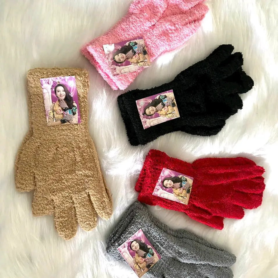 (Combo 3đôi)Bao tay lông cừu ủ da cắt 2 ngón và  không cắt ngón Nam/Nữ - Nhung, (Chọn màu ghi chú hoặc nhắn shop)Voi - Voan