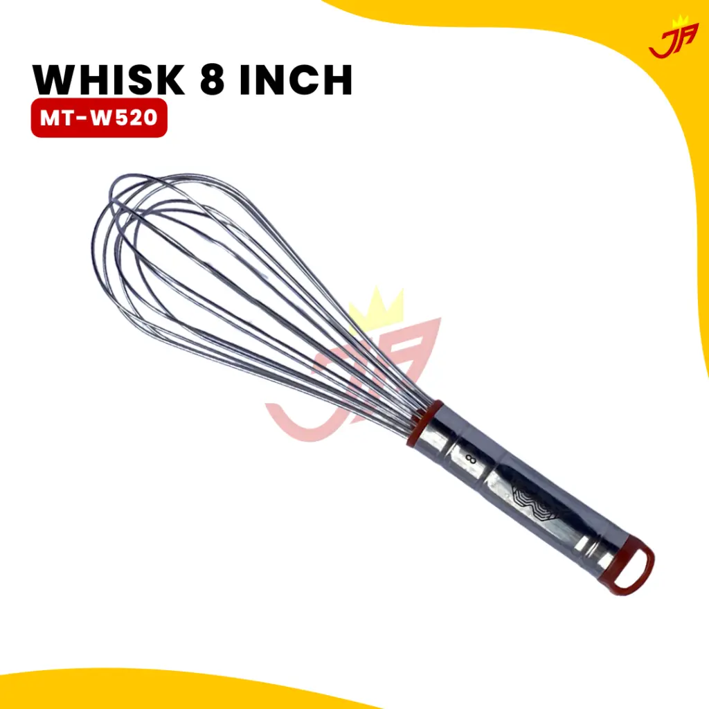 MT-W520 Whisk 8 Inch (265 mm) – Pengocok Telur & Adonan Stainless Steel