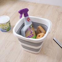 Gambar PROCLEAN 5 LTR EMBER LIPAT SQUARE - ABU-ABU dari AZKO ID Kota Bekasi 4 Tokopedia