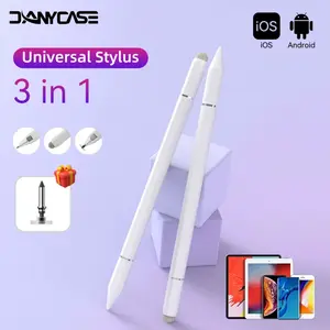 DANYCASE Stylus Pen Universal 3 in 1 Universal Pencil for iPad Samsung Xiaomi Redmi pad 2 ipad 10th 11th  No Charging Phone Tablet Screen Touch Pencil