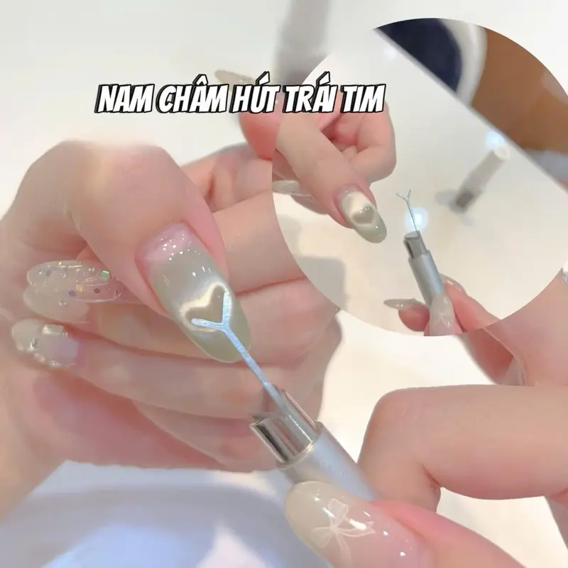 Thanh hút mắt mèo trái tim ,tai thỏ ,tai gấu làm móng