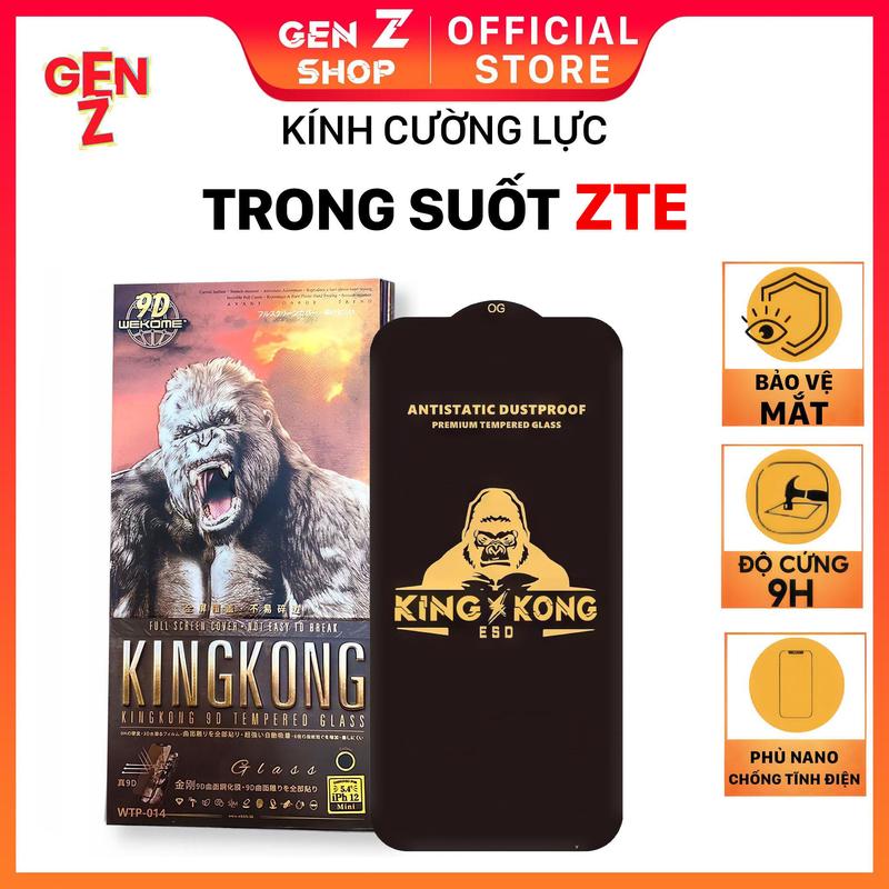 [MUA 4 TẶNG 1] Kính cường lực cho ZTE Nubia Neo, Neo 2, Neo 3 Music, V50 V60 V70 Design GT 4G 5G trong suốt Kingkong phủ nano kháng nước Phụ Kiện