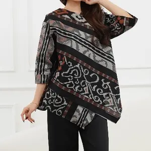 Venya batik - Blouse Batik Songket Etnic Premium Terlaris Atasan Blouse Songket Terbaru