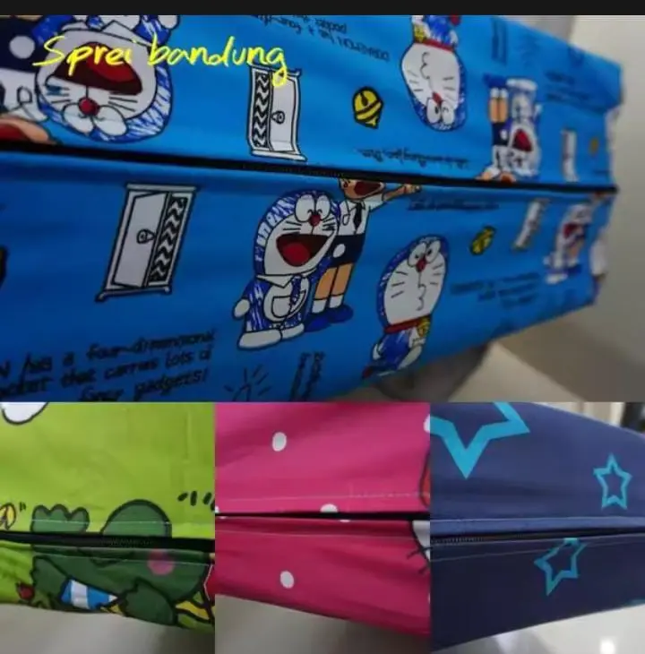 promo sarung kasur busa sprei resleting motif karakter cewe,laki,dewasa random terbaru 2024 5