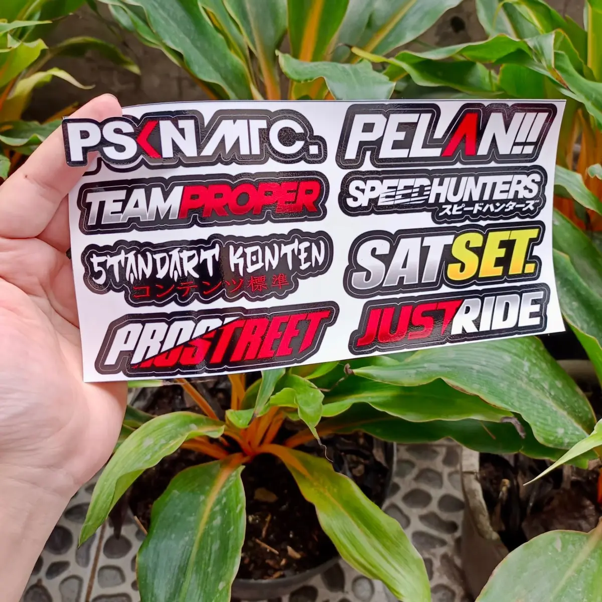 Sticker Racing Pack Vol 30 31 32 33 34 35 Stiker Motor
