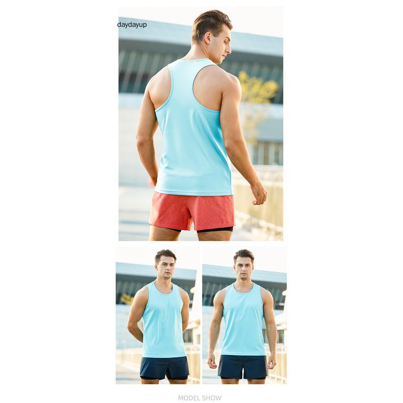 Product Introduction of Summer Men Sports Tank Top Large Casual Breathable Quick Drying Outdoor Running Vest 20