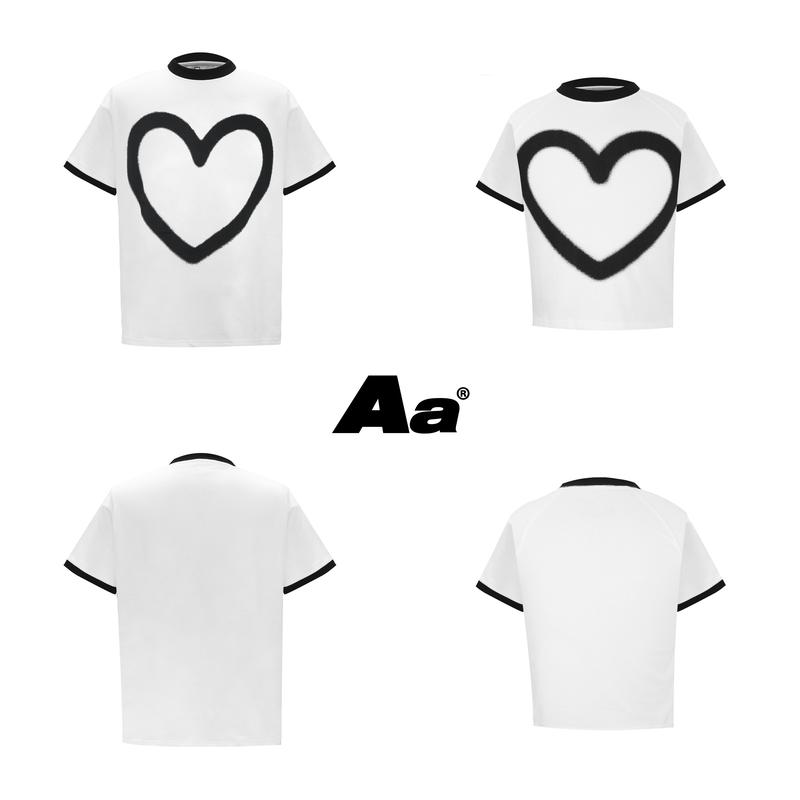 ÁO THUN XỊT SƠN TRÁI TIM AA HEART SPRAY TEE   AA// AASTU// AASTUDIO