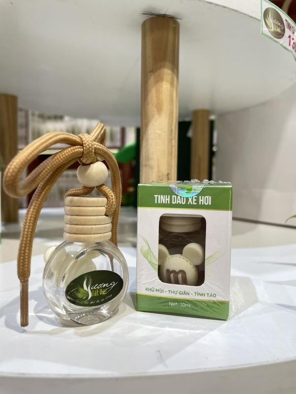 Tinh dầu treo xe Hương Đất Việt - Khử mùi, thư giãn, tỉnh táo và đuổi muỗi | 8ml Nhiều hình dáng 3