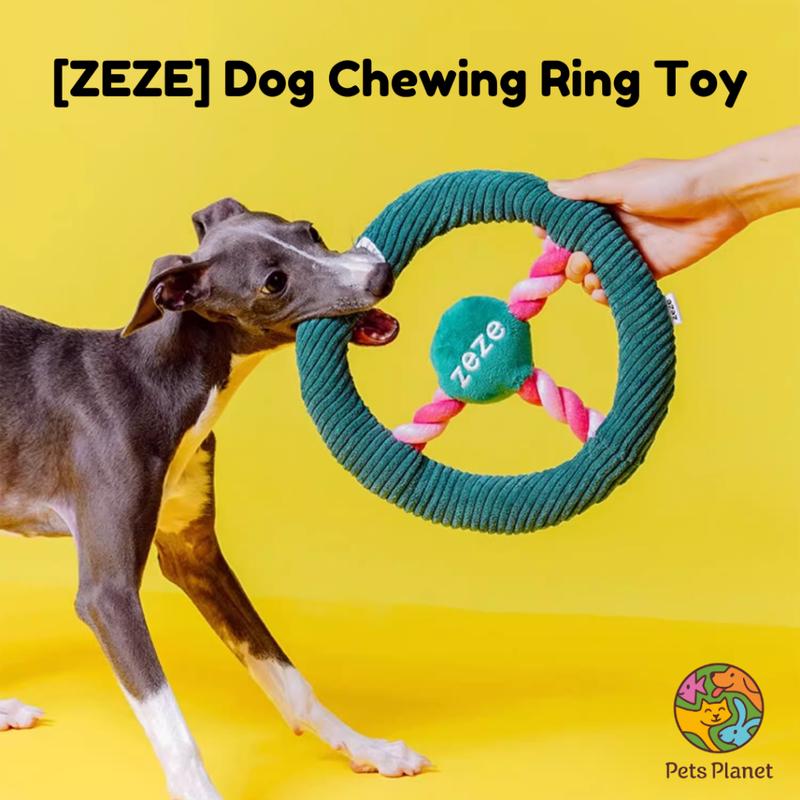 [ZEZE] Dog Chewing Ring Toy for Interactive Play Frisbee | Gigit ...