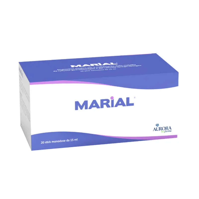 MARIAL gel giảm trào ngược dạ dày , thực quản ,họng, thanh quản ( Hộp 20 gói )