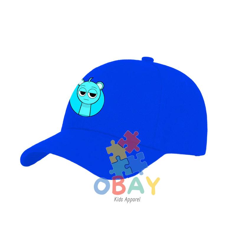 Topi Anak Sprunki Incredibox Karakter - Topi Baseball Trendy untuk Anak Laki-Laki & Perempuan 3