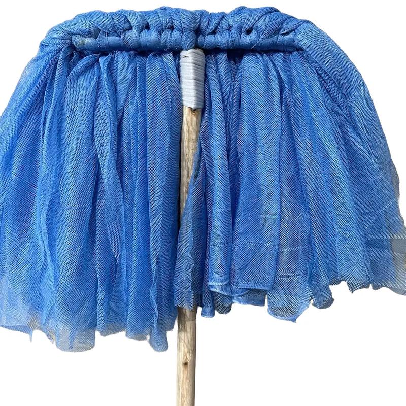 Cây lau nhà cán gỗ mùng xanh số 3, thấm rút nước nhanh Lau Sàn