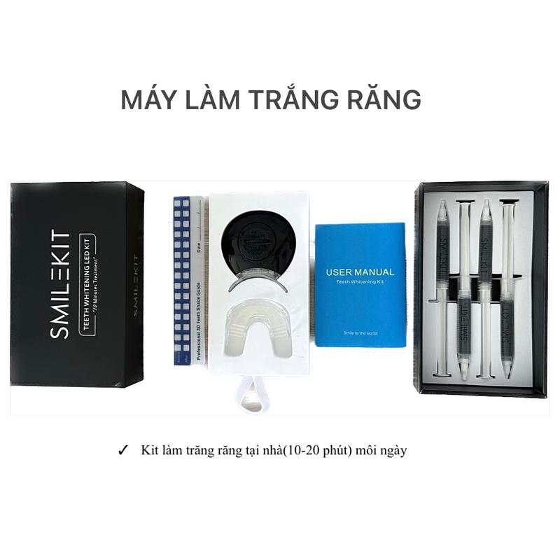 Bộ kit làm trắng răng đèn led SmileKit