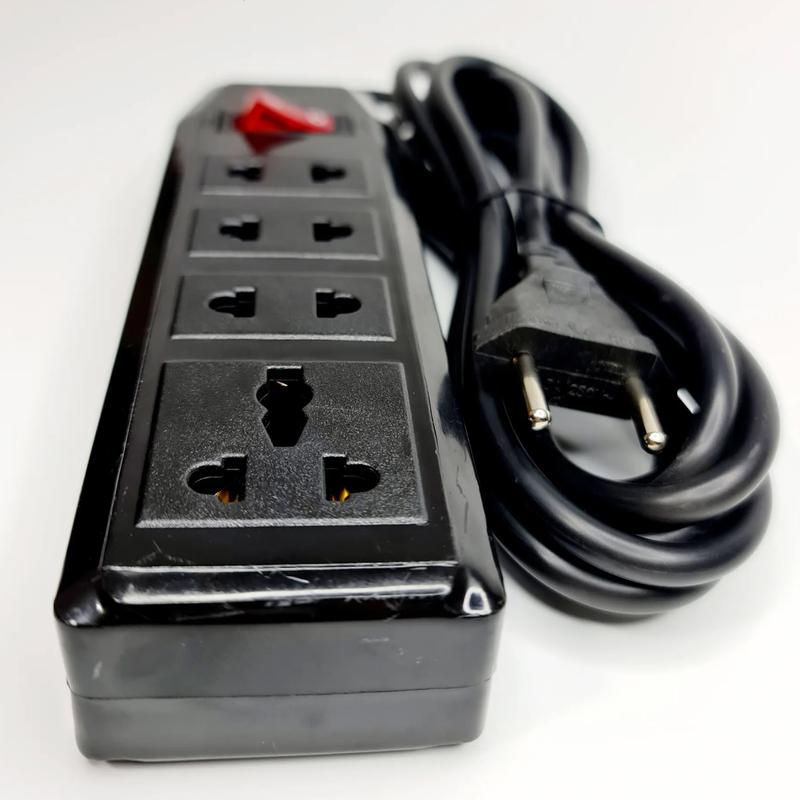 Ổ Cắm Điện 4 Lỗ Cắm Có công tắc dây 3m - 5m chịu nhiệt, chống vỡ Maxkaro - Hàng Việt Nam ổ  cắm