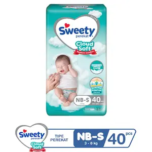 Popok Bayi Perekat Sweety Silver Comfort NEWBORN NBS40 NB-S40 / Popok Baru Lahir