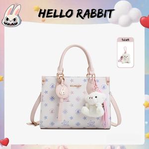 ของLimited! กระเป๋าถือ HELLO RABBIT ลายดาว 3 สี สวยไม่เหมือนใคร | พิมพ์ลายดาว 3 สี | ความจุเยอะ สายสะพายปรับได้