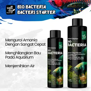 Bakteri Cair Bakteri Starter Aquascape Kolam welldiy - 100ml bakteri starter aquascape Bakteri Starter