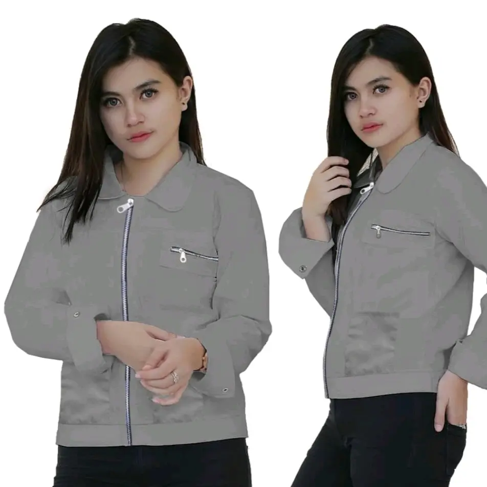 JAKET POLAN WANITA/Jaket Polan Zipper Wanita/Jaket Korean Style Wanita/Jaket trendy/jaket terkini/jaket terbaru Katun Katun