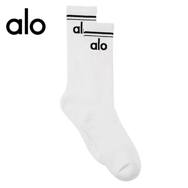 Vớ Yoga, Alo, Vớ Bông, Ống Dài, Thích Hợp Cho Thể Thao, Ống Cao, Tất Cả Mùa, Unisex, Làm Bằng Bông Nguyên Chất