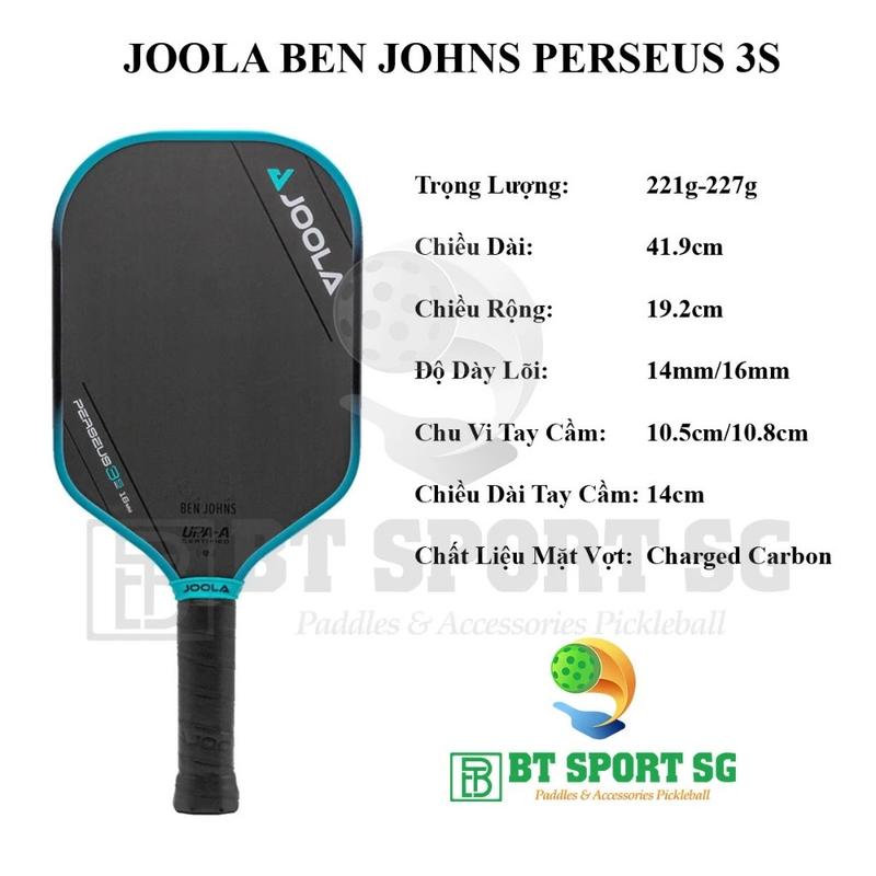 Vợt Pickleball Joola  3s 16mm Cacbon mặt nhám , siêu nhẹ giúp dễ dàng kiểm soát trái bóng 4