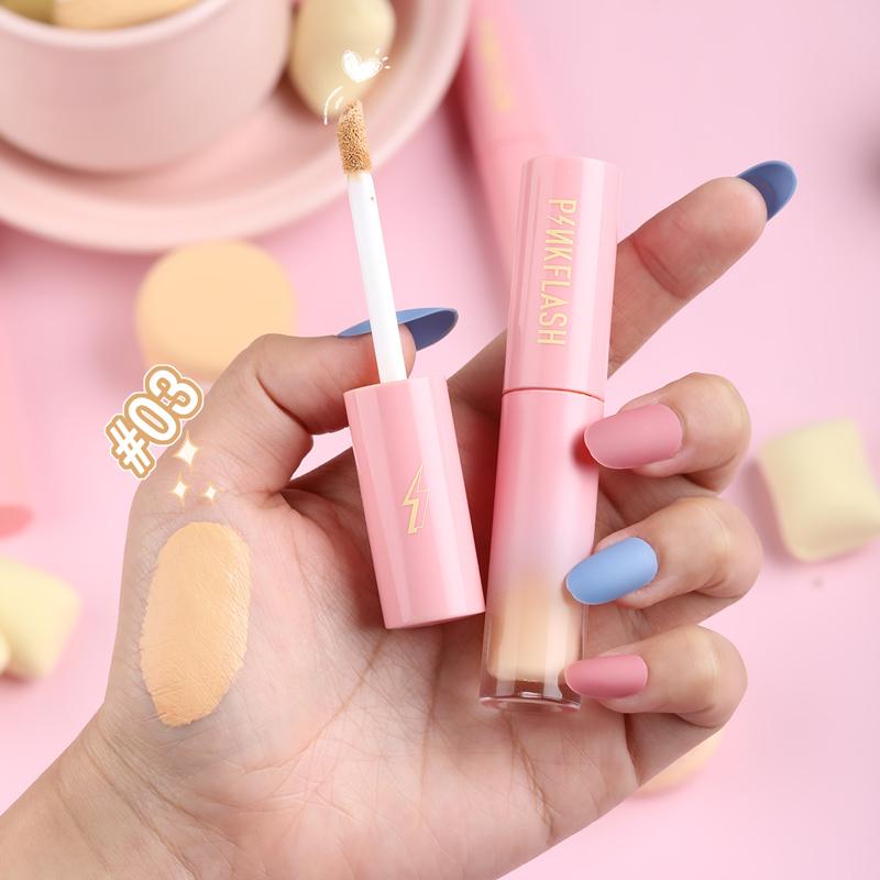 PINKFLASH Liquid Concealer OhMyBreath Breathable - Long Lasting Smooth Dark Circles Scar Acne Skin Concealer PF-F04 5