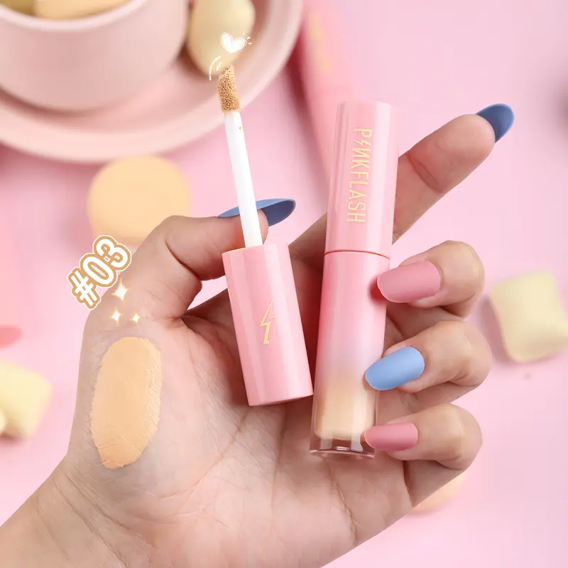 PINKFLASH Liquid Concealer OhMyBreath Breathable - Long Lasting Smooth Dark Circles Scar Acne Skin Concealer PF-F04 5
