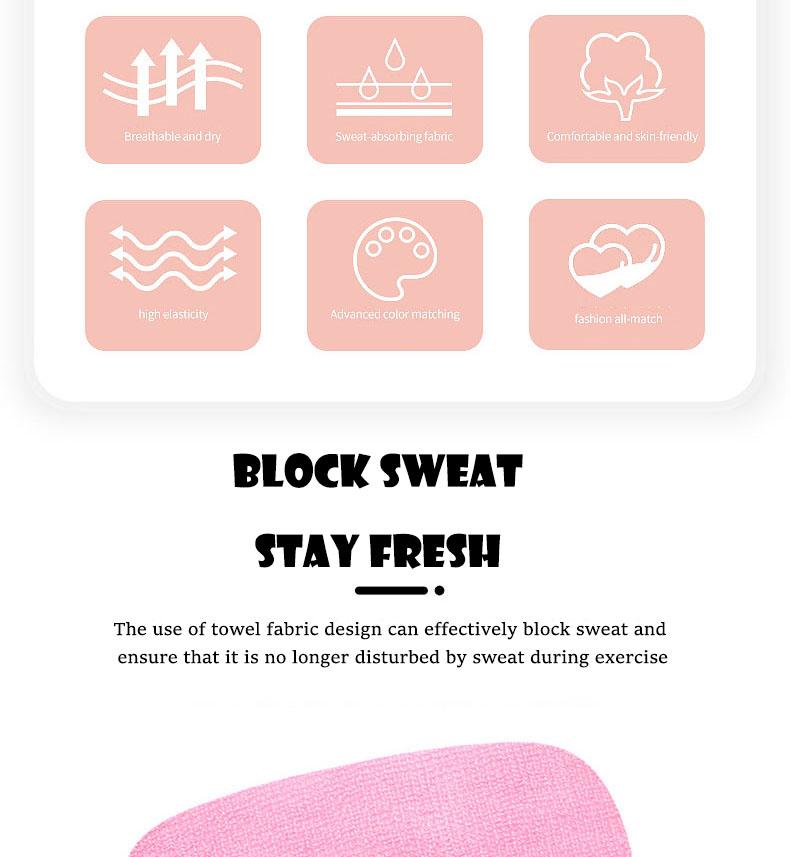 Product Introduction of 3 in 1 Elastic Sports Sweatband Set Yoga Headband Running Hair Band Outdoor Gym Sweat Absorption Cycling Protection 1