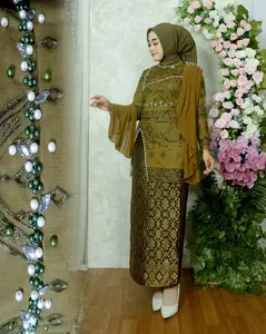 Setelan Rosalia Selendang Bisa Lepas Pasang  Reseleting Belakang  Payet Jait Tangan Matrial Bahan  Sapto Etnik  Dan Rok Songket Premium Tunik Salendang Terbaru Wrbsn Oshop Span Wanita Muslim