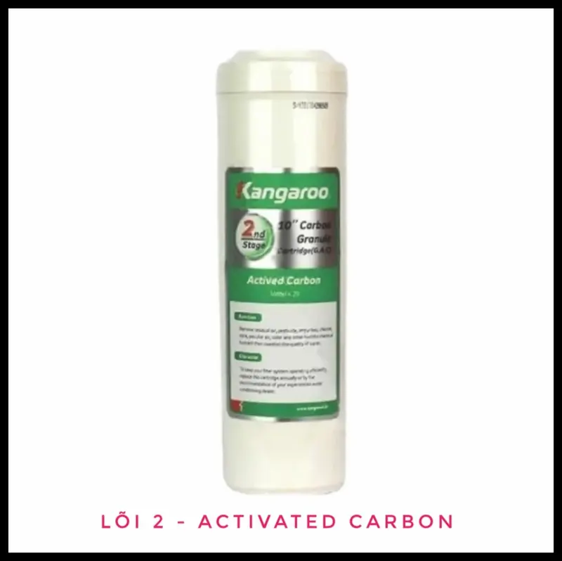 Bộ 5 lõi lọc nước Kangaroo Extra (Mẫu Mới) gồm 3 lõi số 1, 1 lõi số 2, 1 lõi số 3 - Hàng Chính Hãng 2