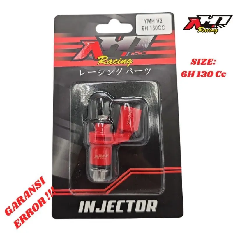 (BISA COD) INJECTOR INJEKTOR AH1 RACING WR 155 NEW NMAX AEROX OLD AEROX NEW LEXI MIO M3 NEW MXKING NEW R15 VVA VIXION R VVA XSR MT15 GARANSI 6 8 10 HOLE 150 160 170 180 200 CC INJEKTOR RACING 5