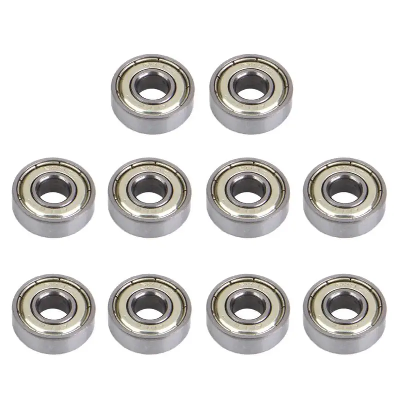 10 chiếc Vòng bi trượt băng nội tuyến & con lăn, trượt băng 608 Zz 8