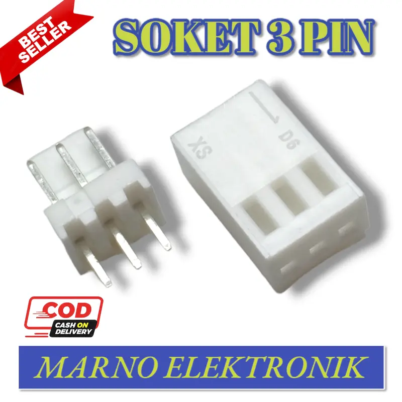 SOKET 3PIN 3 PIN 2510 ASLI ORIGINAL ORI 0