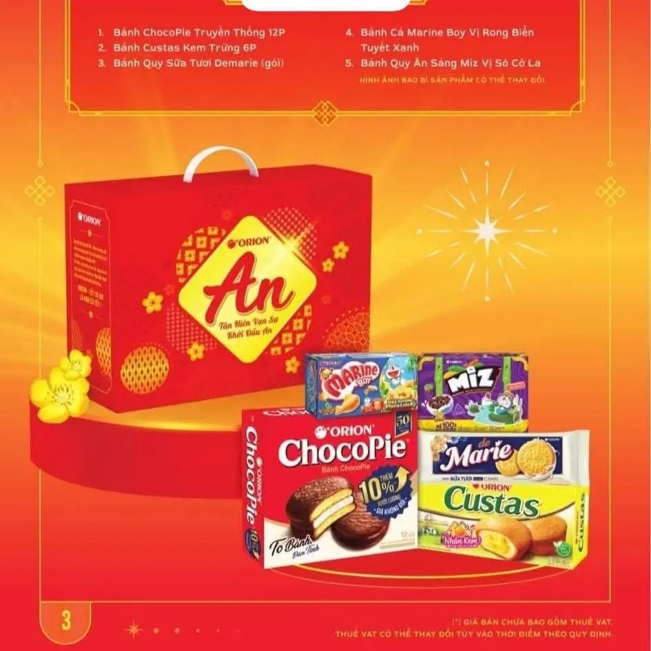 Hộp Quà Orion AN 1, AN 2 - Cho Người Thân