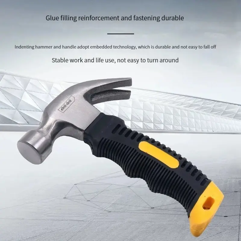 16CM Mini Claw Hammer Hand Tool / High Carbon Steel Hammer TRP Handle