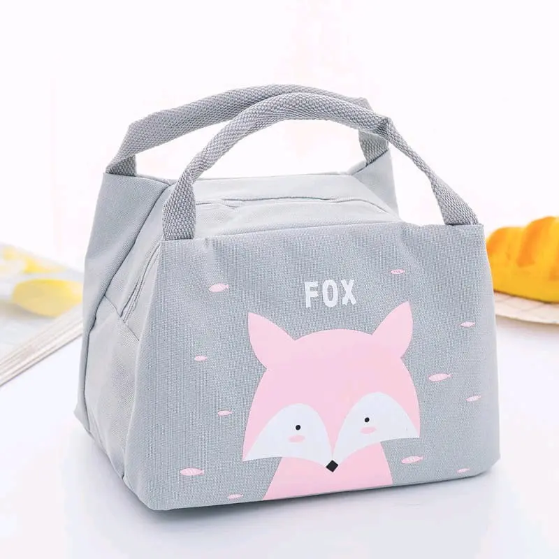 TAS BEKAL MAKANAN LOKAL BAHAN D600 BAGUS TEBAL LUNCH BAG KARAKTER 5