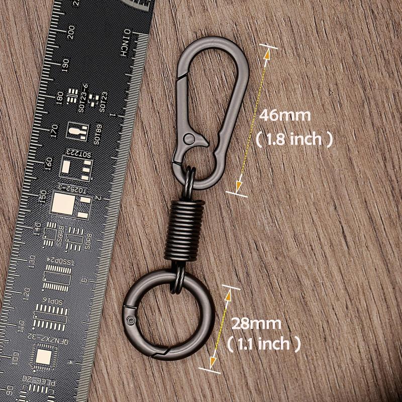 TikTok Shop Keychain Clips with O Rings Quick Release Key Chain Ring Keyring Small Carabiner Clip Key Hook for Key