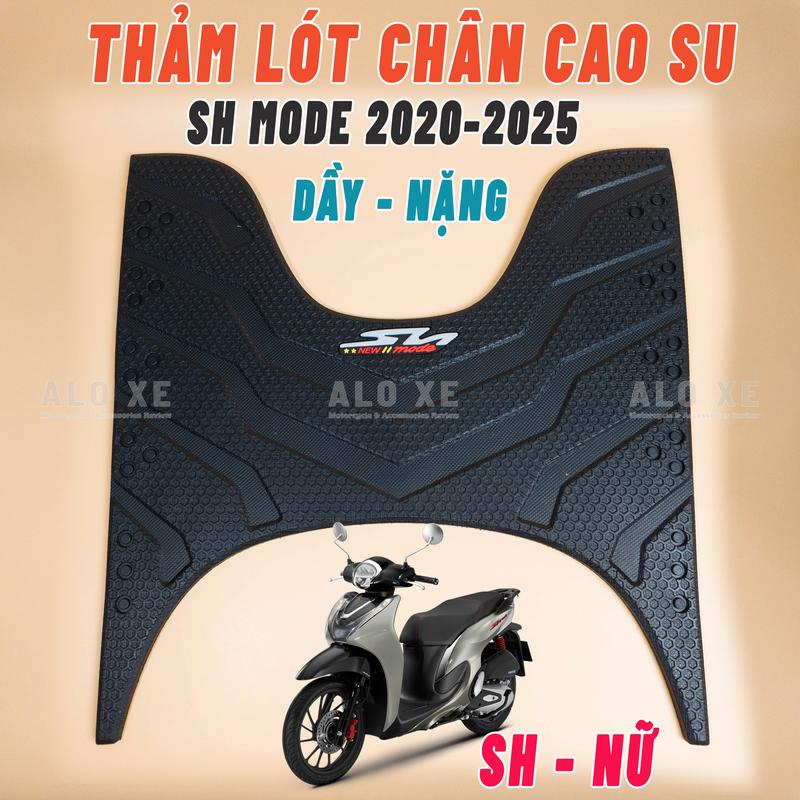 Dầy - Nặng Thảm miếng lót chân cao su cho xe SH Mode 2020-2025 mềm dẻo - Phụ Kiện xemay để chân ab 125