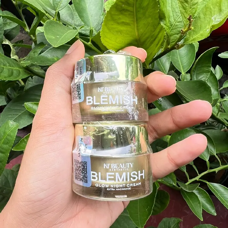 Kemasan Baru NIGHT CREAM KF SKIN KLINIK TAHAP 1/CREAM MALAM KF SKIN KLINIK krimpeng hilang Wajah 1