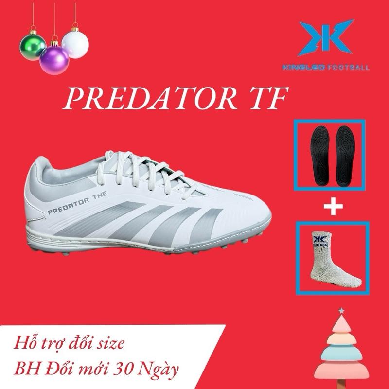 [ Xả Kho Tặng Tất ] Giày Đá Bóng Predator Đế Đệm Khâu Đế Tặng [ Tất, Túi Rút] Sneaker Sport Đá Banh Giày Thể Thao Cao Su 3