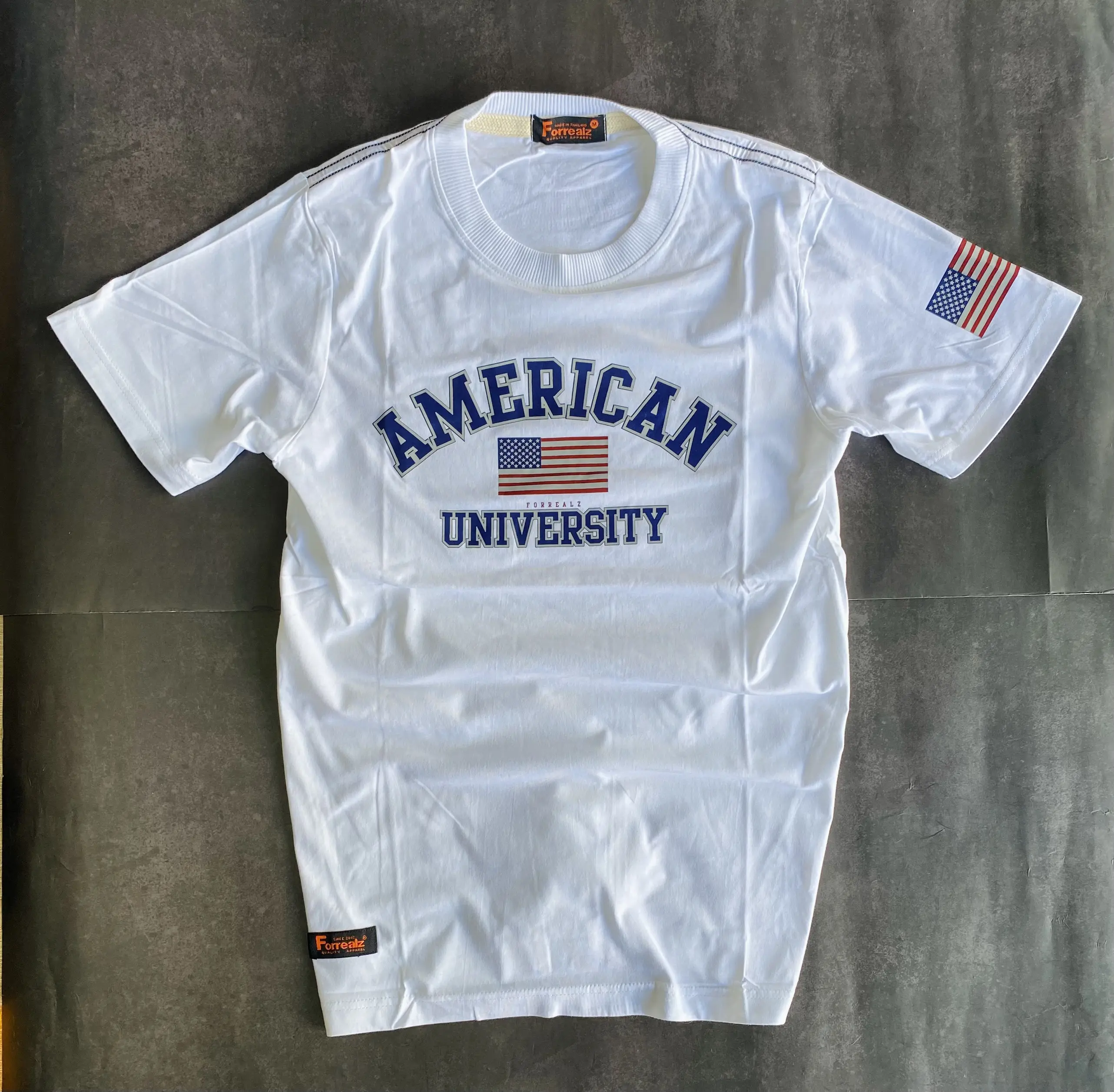 Áo thun Nam Thái Lan chính hãng 100% cotton thái AMERI Menswear Cổ Tròn