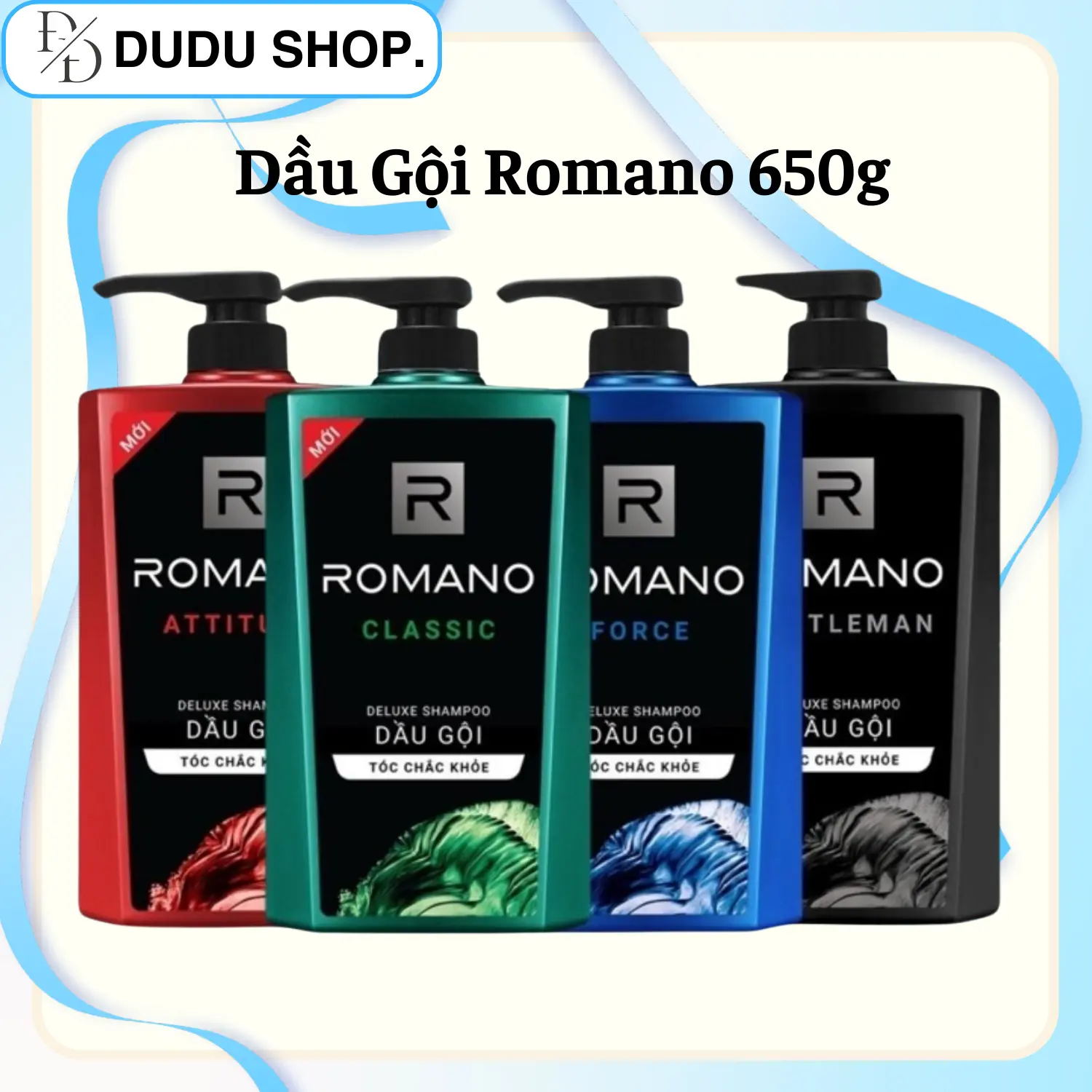 Dầu Gội ROMANO Hương Nước Hoa Chai 650g