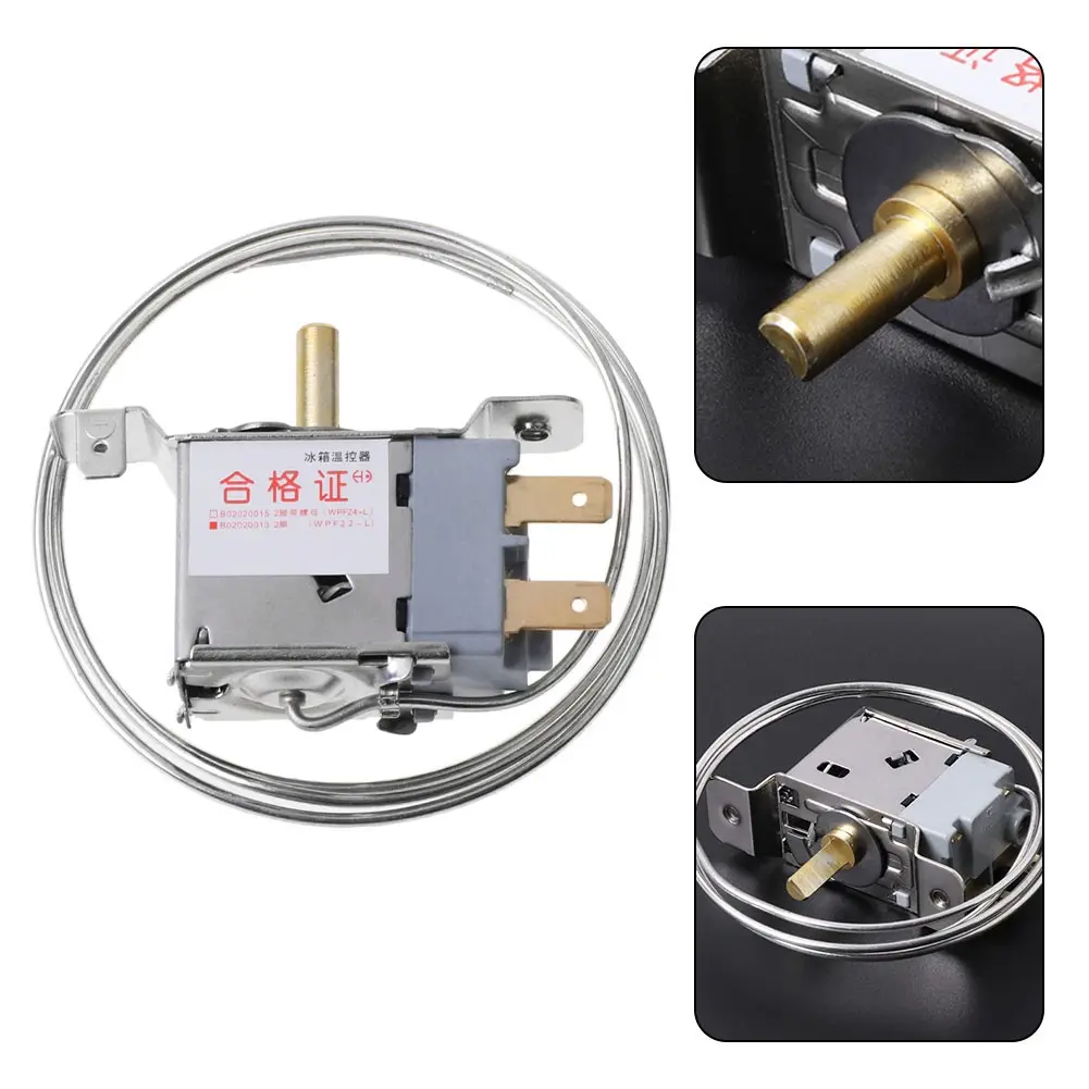 WPF22-L 2Pin Refrigerator Thermostat Mechanical Temperature Control Switch
